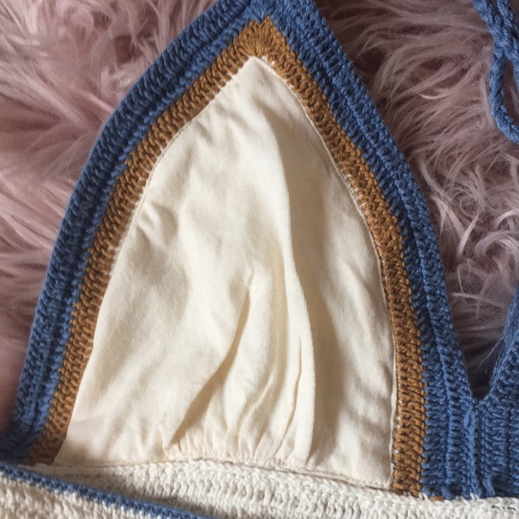 NWOT AE Boho Knit Halter Top - Picture 8 of 11